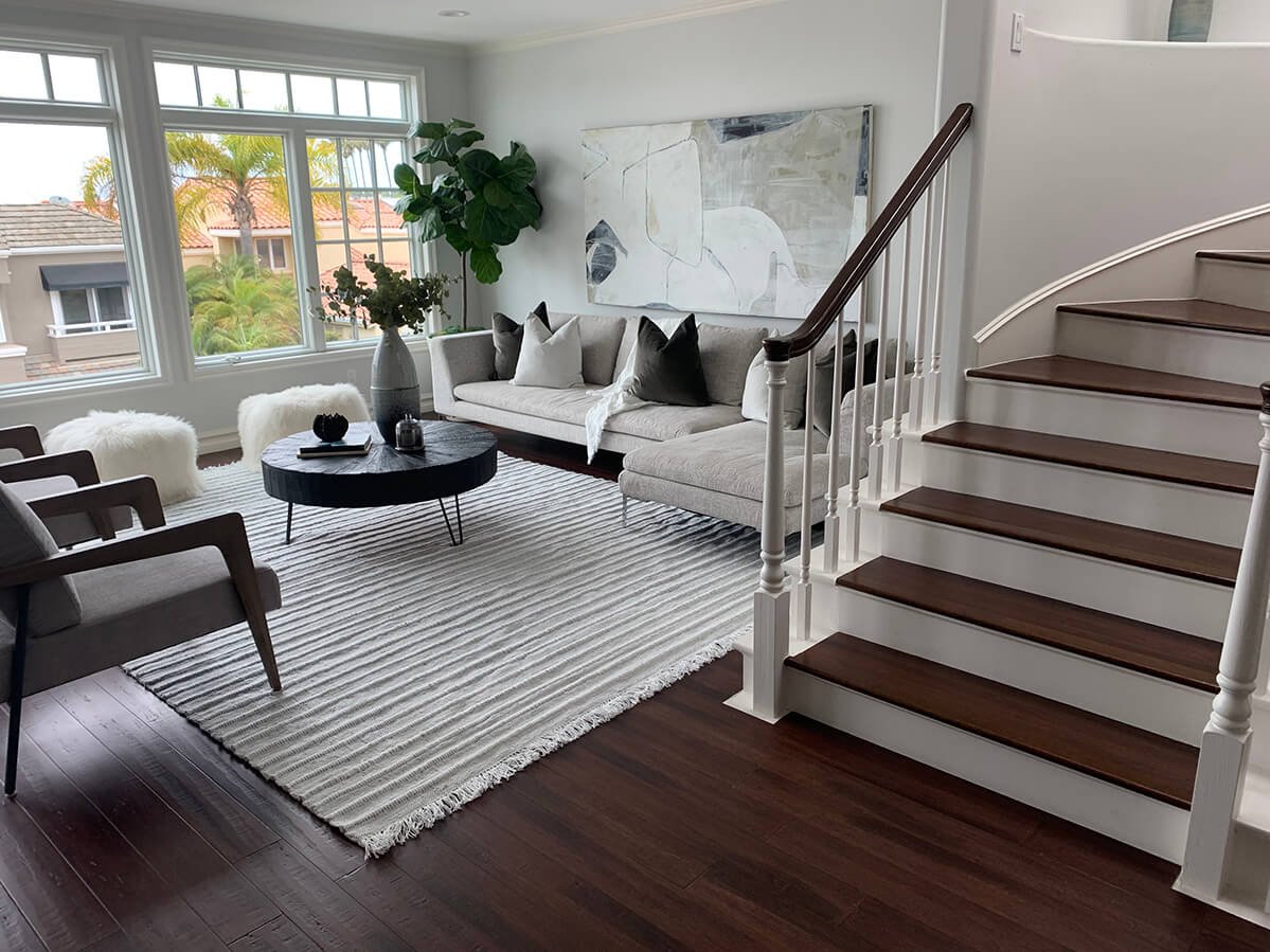 Living room and staircase whole-home refresh